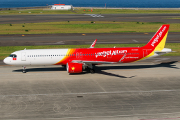 きんめいさんが、中部国際空港で撮影したベトジェットエア A321-271NXの航空フォト（飛行機 写真・画像）