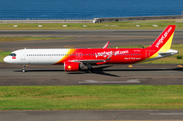 きんめいさんが、中部国際空港で撮影したベトジェットエア A321-271NXの航空フォト（飛行機 写真・画像）