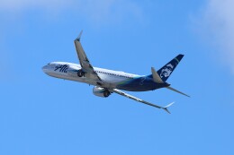 不揃いさんが、ダニエル・K・イノウエ国際空港で撮影したアラスカ航空 737-9-MAXの航空フォト（飛行機 写真・画像）