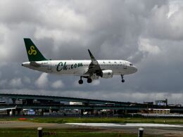 notregretさんが、福岡空港で撮影した春秋航空 A320-214の航空フォト（飛行機 写真・画像）