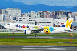 michikoさんが、福岡空港で撮影したエアロK A320-214の航空フォト（飛行機 写真・画像）