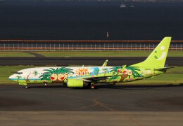 ハム太郎。さんが、羽田空港で撮影したソラシド エア 737-86Nの航空フォト（飛行機 写真・画像）
