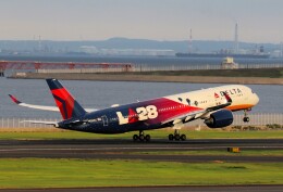 ハム太郎。さんが、羽田空港で撮影したデルタ航空 A350-941の航空フォト（飛行機 写真・画像）