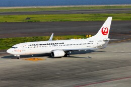 フッ軽の極美さんが、中部国際空港で撮影した日本トランスオーシャン航空 737-846の航空フォト（飛行機 写真・画像）