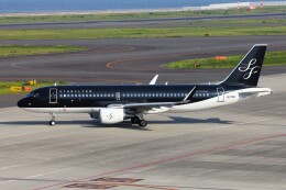 フッ軽の極美さんが、中部国際空港で撮影したスターフライヤー A320-214の航空フォト（飛行機 写真・画像）