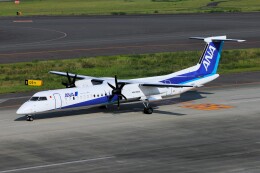 フッ軽の極美さんが、中部国際空港で撮影したANAウイングス DHC-8-402Q Dash 8の航空フォト（飛行機 写真・画像）