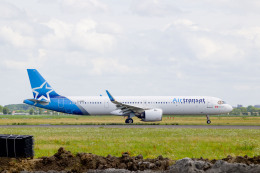 やまモンさんが、アムステルダム・スキポール国際空港で撮影したエア・トランザット A321-271NXの航空フォト（飛行機 写真・画像）