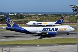 B767playerさんが、台湾桃園国際空港で撮影したアトラス航空 747-45EF/SCDの航空フォト（飛行機 写真・画像）