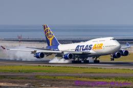 謎のタイ人さんが、中部国際空港で撮影したアトラス航空 747-443の航空フォト（飛行機 写真・画像）