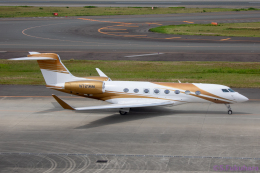 謎のタイ人さんが、中部国際空港で撮影したMGMミラージュ G-V Gulfstream Vの航空フォト（飛行機 写真・画像）