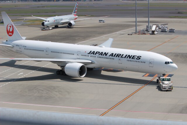 HND Spotter Cさんが、羽田空港で撮影した日本航空 777-346/ERの航空フォト（飛行機 写真・画像）
