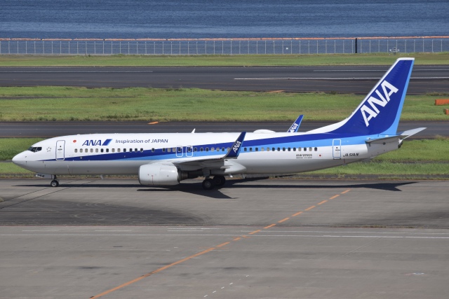 箕島さんが、羽田空港で撮影した全日空 737-881の航空フォト（飛行機 写真・画像）