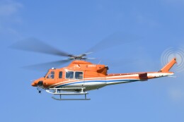 BlueStarさんが、東京ヘリポートで撮影した新日本ヘリコプター 412EPの航空フォト（飛行機 写真・画像）
