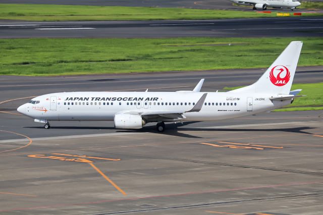 Y.Dさんが、羽田空港で撮影した日本トランスオーシャン航空 737-8Q3の航空フォト（飛行機 写真・画像）