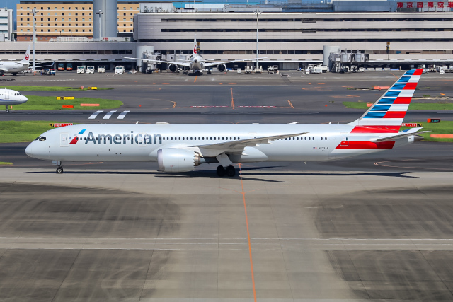 Y.Dさんが、羽田空港で撮影したアメリカン航空 787-9の航空フォト（飛行機 写真・画像）