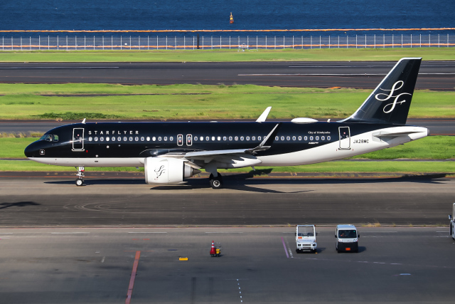 Y.Dさんが、羽田空港で撮影したスターフライヤー A320-251Nの航空フォト（飛行機 写真・画像）