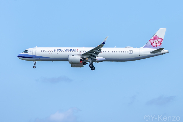 Y-Kenzoさんが、成田国際空港で撮影したチャイナエアライン A321-271NXの航空フォト（飛行機 写真・画像）