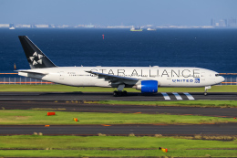 Y.Dさんが、羽田空港で撮影したユナイテッド航空 777-224/ERの航空フォト（飛行機 写真・画像）