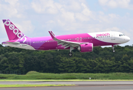 saoya_saodakeさんが、成田国際空港で撮影したピーチ A320-251Nの航空フォト（飛行機 写真・画像）