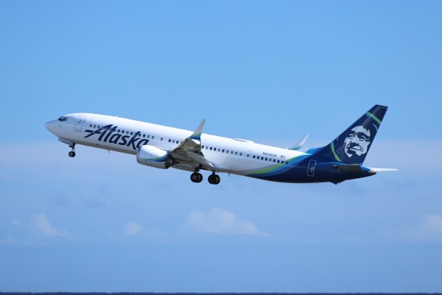 不揃いさんが、ダニエル・K・イノウエ国際空港で撮影したアラスカ航空 737-9-MAXの航空フォト（飛行機 写真・画像）