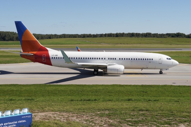 NIKEさんが、ビリニュス国際空港で撮影したゲットジェット・エアラインズ 737-86Nの航空フォト（飛行機 写真・画像）