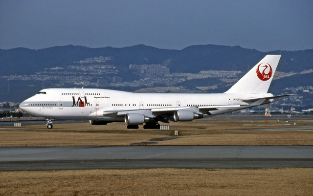 航空フォト：JA8080 日本航空 747-400