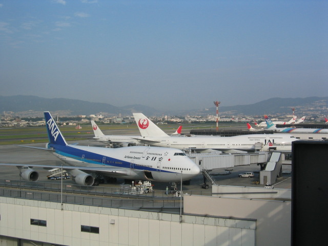 JAA　DC-8さんが、伊丹空港で撮影した全日空 747-481の航空フォト（飛行機 写真・画像）