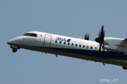 wing_oitさんが、大分空港で撮影したANAウイングス DHC-8-402Q Dash 8の航空フォト（飛行機 写真・画像）