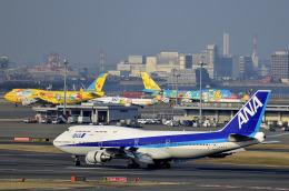 N787EXさんが、羽田空港で撮影した全日空 747-481(D)の航空フォト（飛行機 写真・画像）