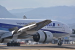 宮崎空港の撮影スポット「ジャムコ横」で撮影された飛行機の写真です。