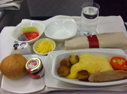 写真の種類:機内食・ドリンク