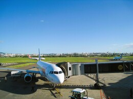 写真の種類:到着空港での写真