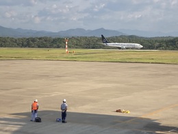 写真の種類:出発空港での写真