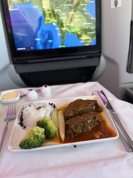 写真の種類:機内食・ドリンク