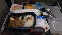 写真の種類:機内食・ドリンク