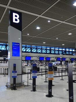 写真の種類:出発空港での写真