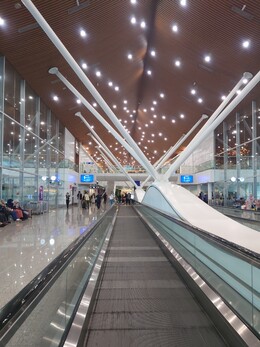 写真の種類:到着空港での写真