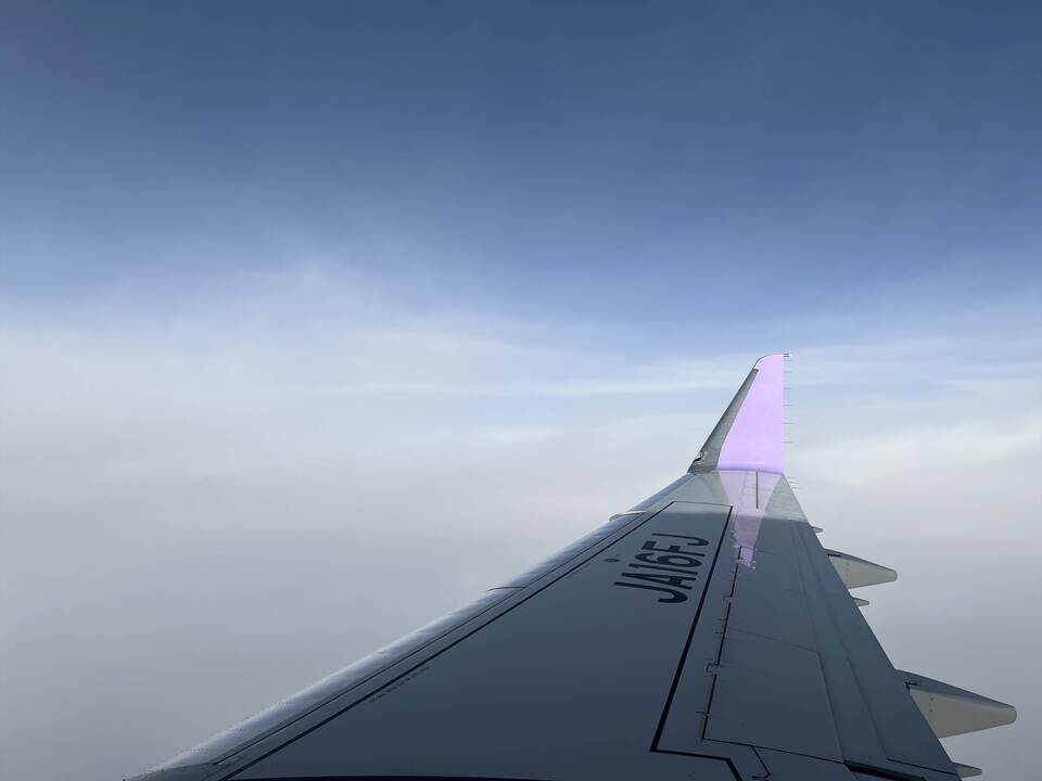 写真の種類:機窓・風景