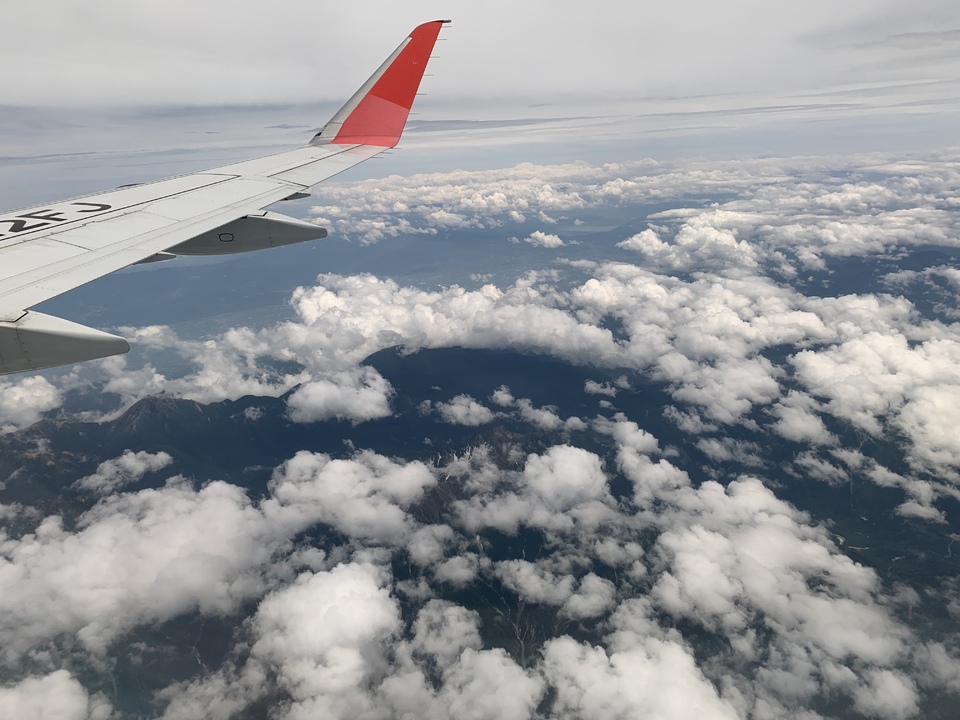 写真の種類:機窓・風景