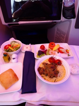 写真の種類:機内食・ドリンク