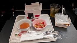 写真の種類:機内食・ドリンク
