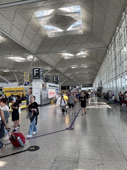 写真の種類:出発空港での写真