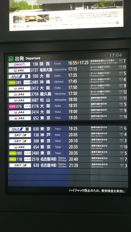 写真の種類:出発空港での写真