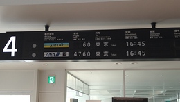 写真の種類:出発空港での写真