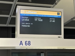 写真の種類:出発空港での写真