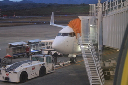 写真の種類:出発空港での写真