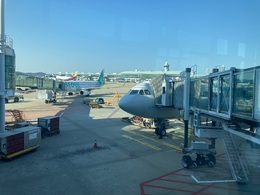 写真の種類:到着空港での写真