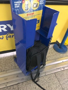 写真の種類:出発空港での写真
