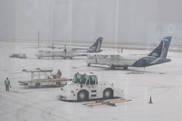 写真の種類:出発空港での写真