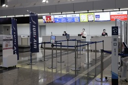 写真の種類:出発空港での写真